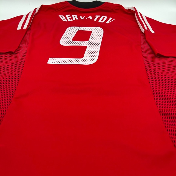 Bervatov #9 Bayern Leverkusen 2002/2003/2004 Home ORIGINAL Adidas VTG Jersey XL - Picture 5 of 9